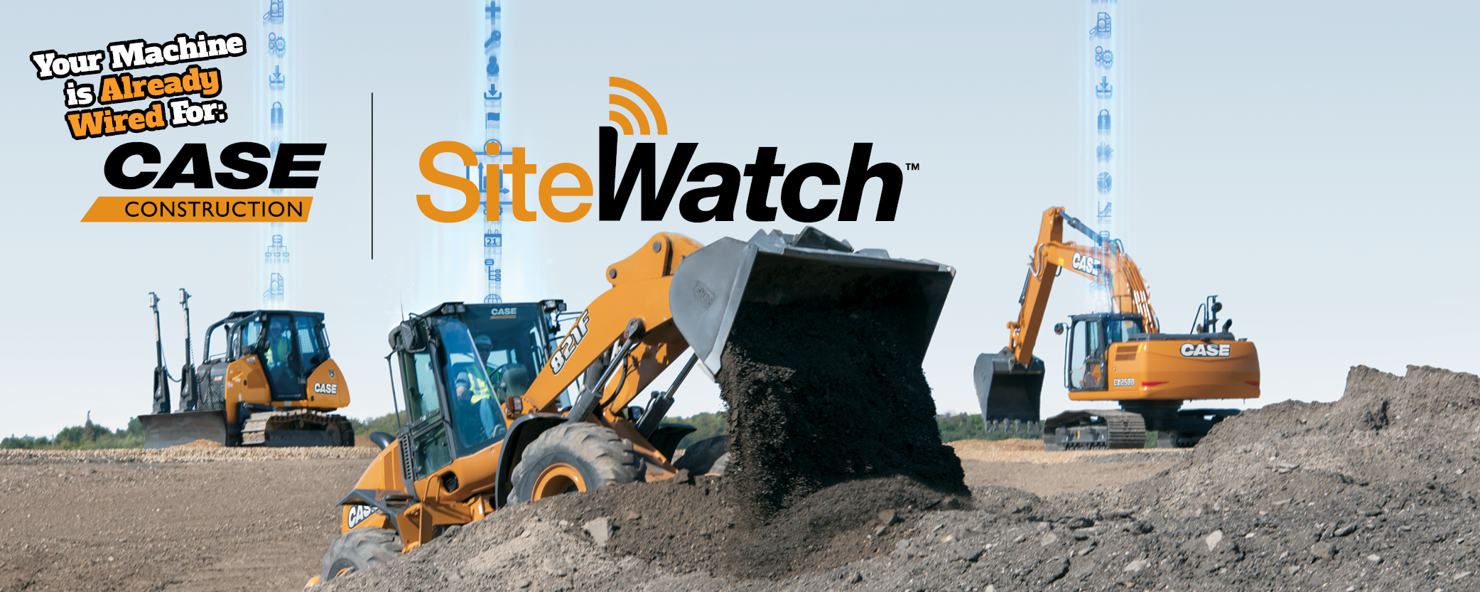 Reconnect With CASE SiteWatch™ Telematics
